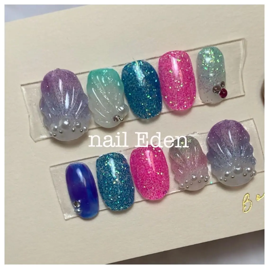 ネイル 持ち込み ネイルチップ Eden ♾️のネイルデザイン