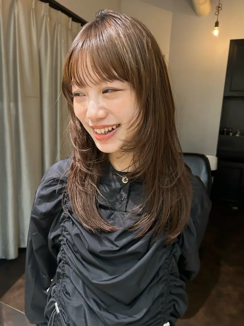 セミロング 無料カットモデル募集 / 涼 乃のヘアスタイル