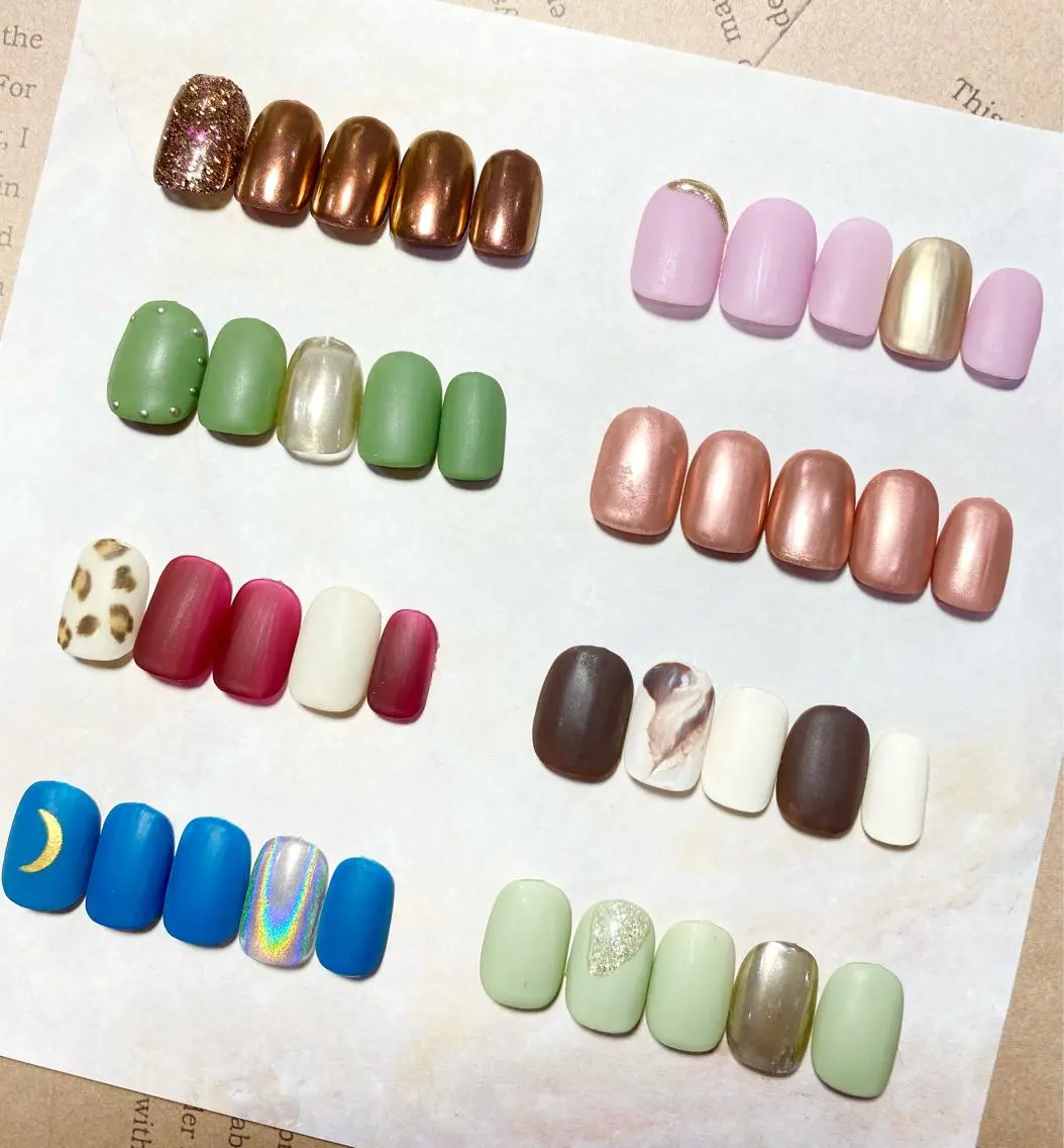 ネイル マットネイル ミラーネイル ハンドネイル Nail&eye Belire 新宿のネイルデザイン