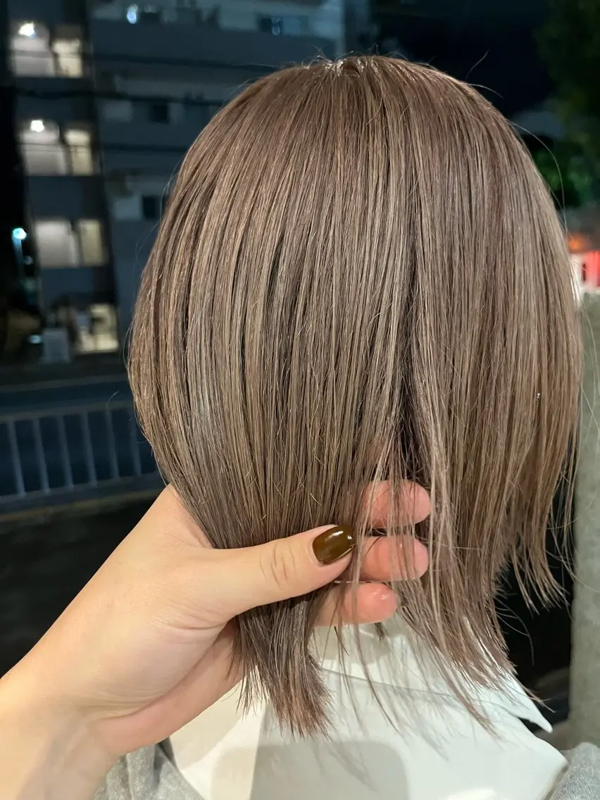 ミディアム カット ヘアカラー トリートメント ムラカミリム/cut /似合わせcolorのヘアスタイル