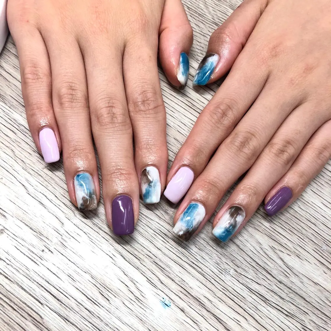 ネイル ニュアンスネイル 🎀AYAKO 🎀中韓ネイルのネイルデザイン