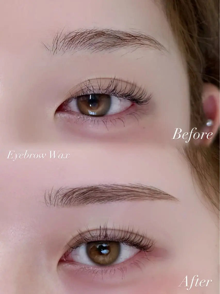 【アイブロウWAX】保湿＋メイク仕上げの写真