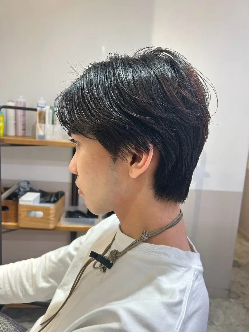 パーマ メンズ カット パーマ メンズ清潔感のプロ 💈メンズパーマ藤田のヘアスタイル