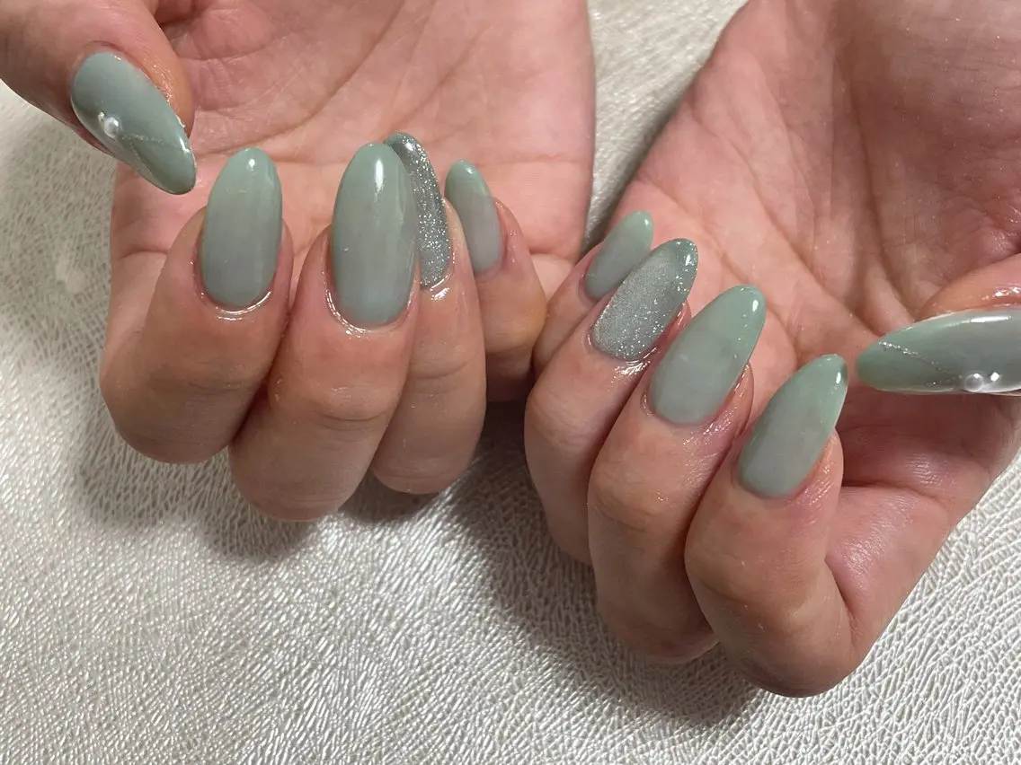 ネイル オーロラネイル フットネイル フレンチネイル ジェルネイル 韓国ネイル ハンドネイル mogunail &blowのネイルデザイン