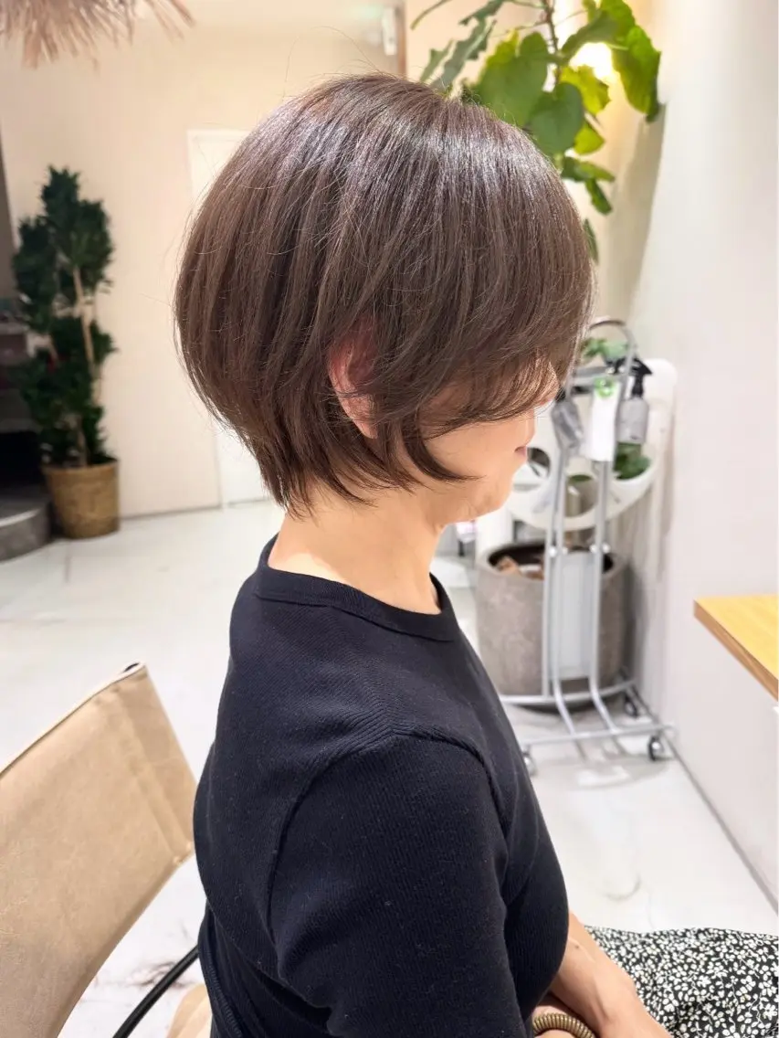 ショート カラー カット ヘアカラー トリートメント Tamagawa Sakiのヘアスタイル