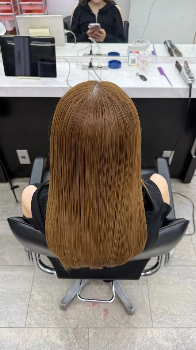 セミロング トリートメント Yuuri 🖤のヘアスタイル