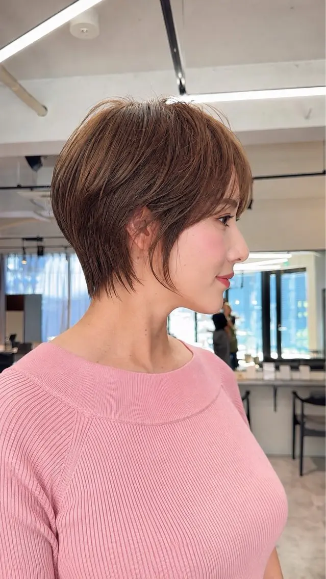 ショート 久保 佳乃のヘアスタイル