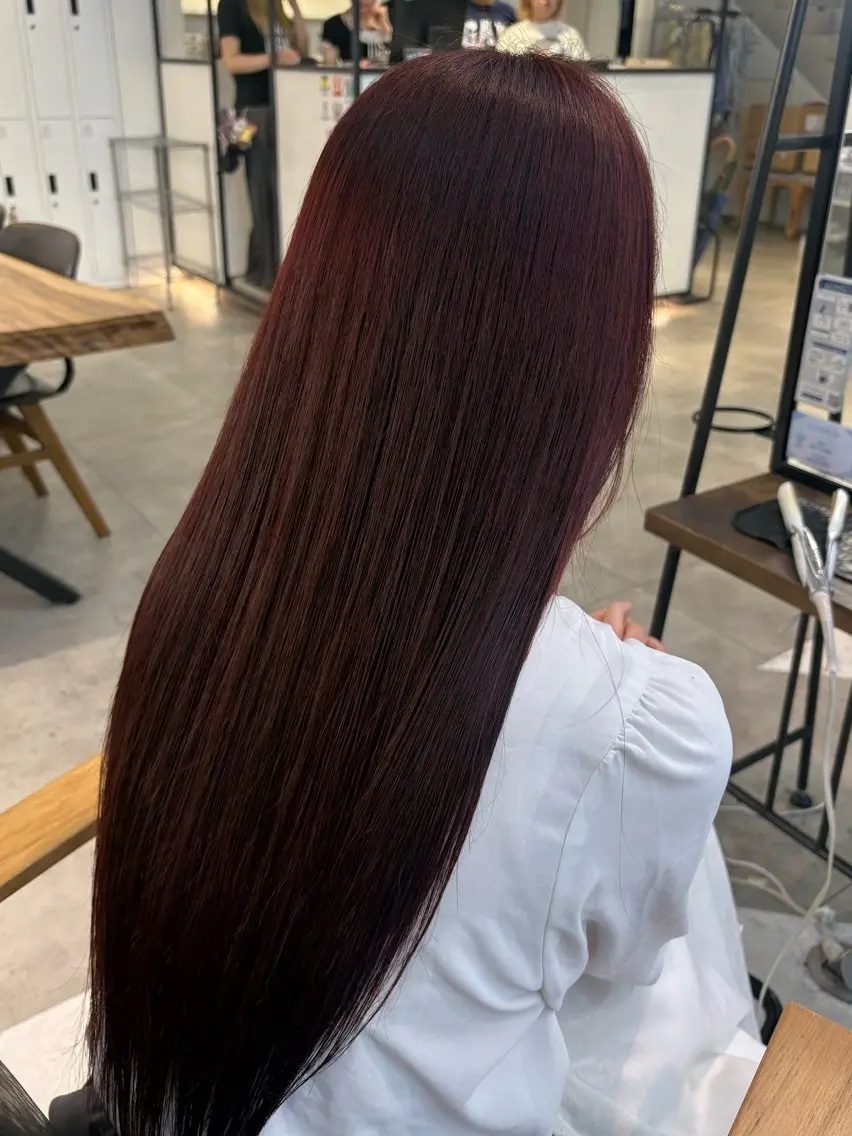 ⭐️ダブルカラー(ブリーチ🈚️)＋艶トリートメント🫧『ReFaブラシ使用💫』の写真