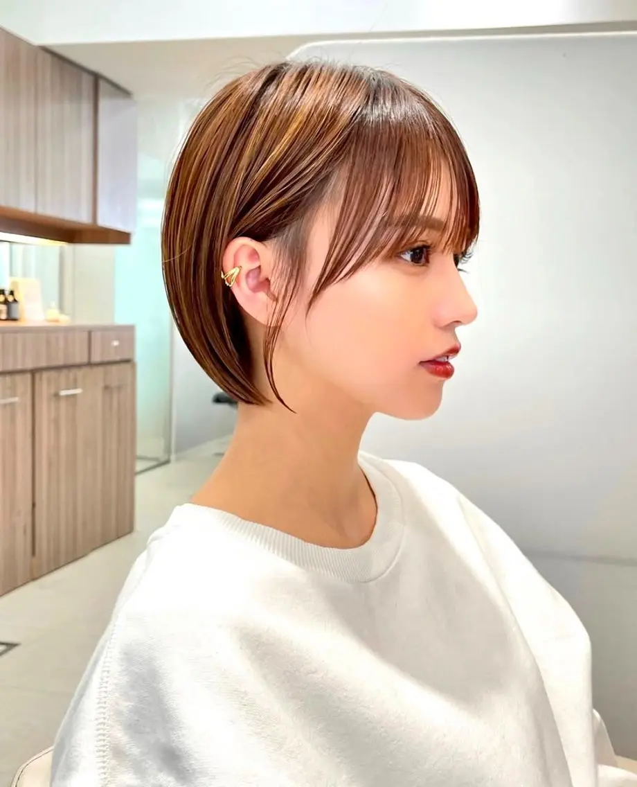 ショート ショートヘア 佐藤 優衣のヘアスタイル