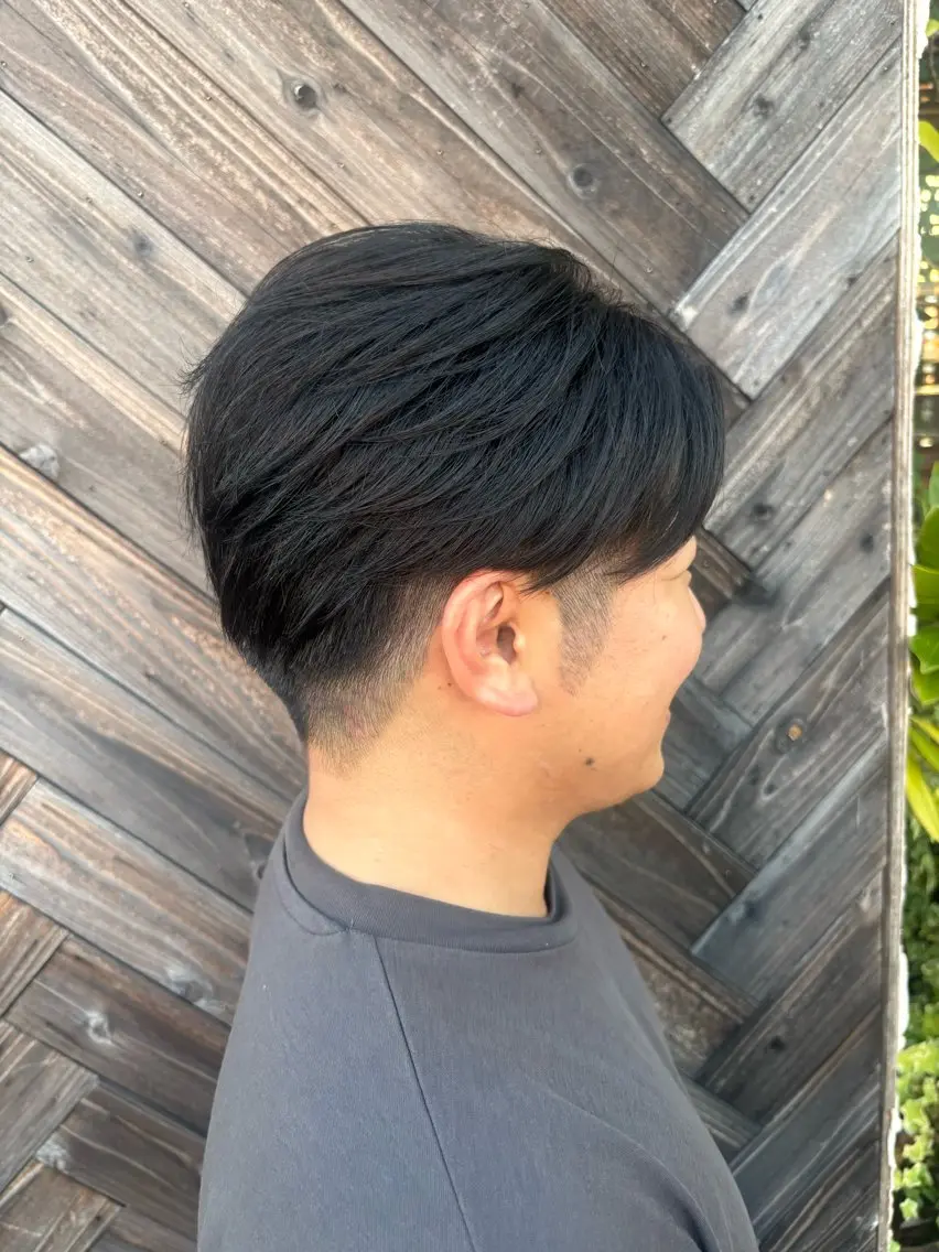 パーマ メンズ センターパート メンズパーマ ニュアンスパーマ カット パーマ 透明感カラー岩出市/ Rin🎀のヘアスタイル
