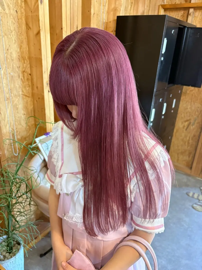 カラー ヘアカラー トリートメント まろみ暖色×ボブ ×chia🕯のヘアスタイル