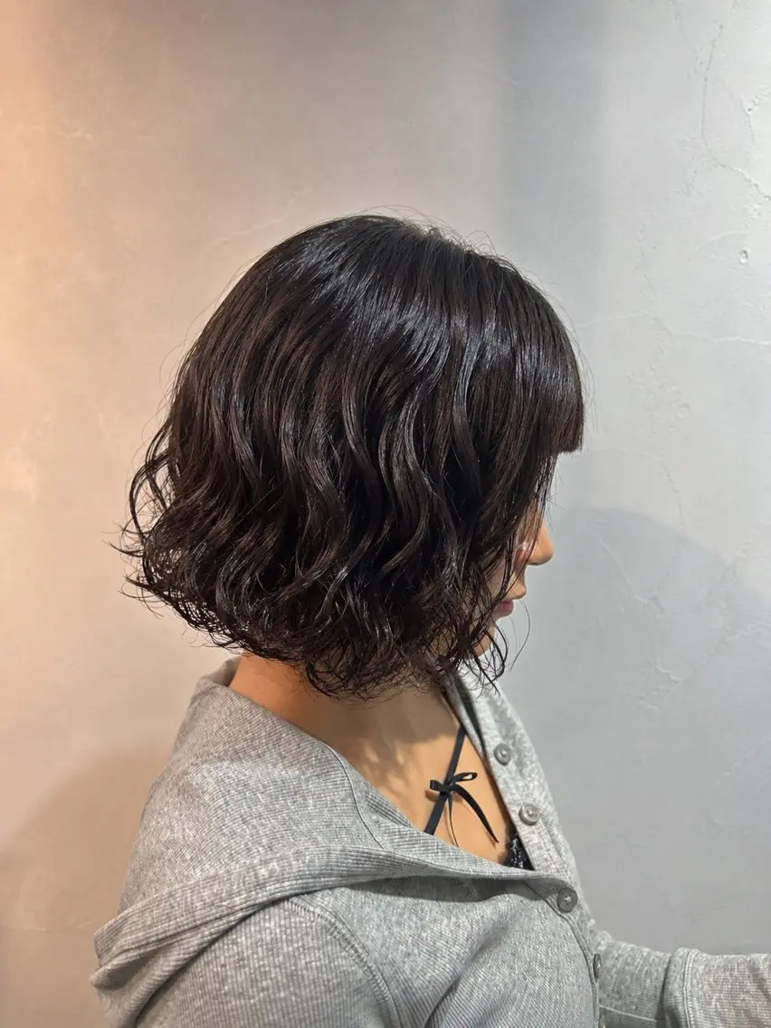 レディースカット＋パーマの写真