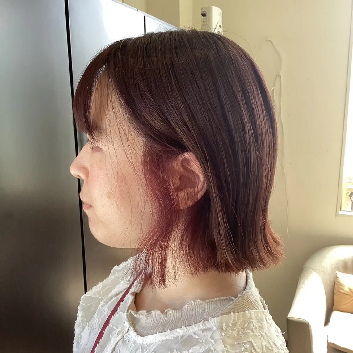 ミディアム ヘアカラー Nanami/ 似合わせカットのヘアスタイル