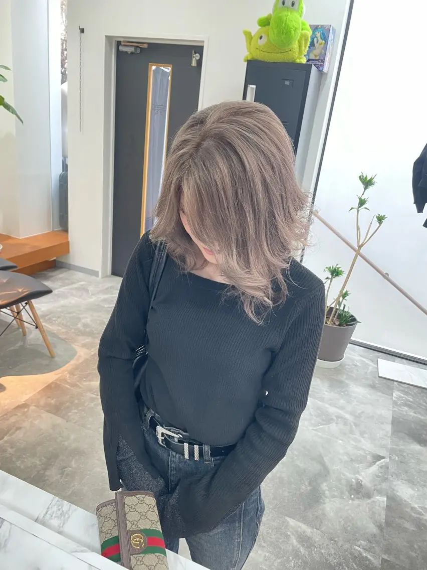 カラー 💗ROSEL/ KUREA💗のヘアスタイル