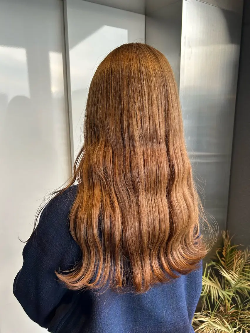 ロング カラー ヘアカラー トリートメント 滝本 和叶のヘアスタイル