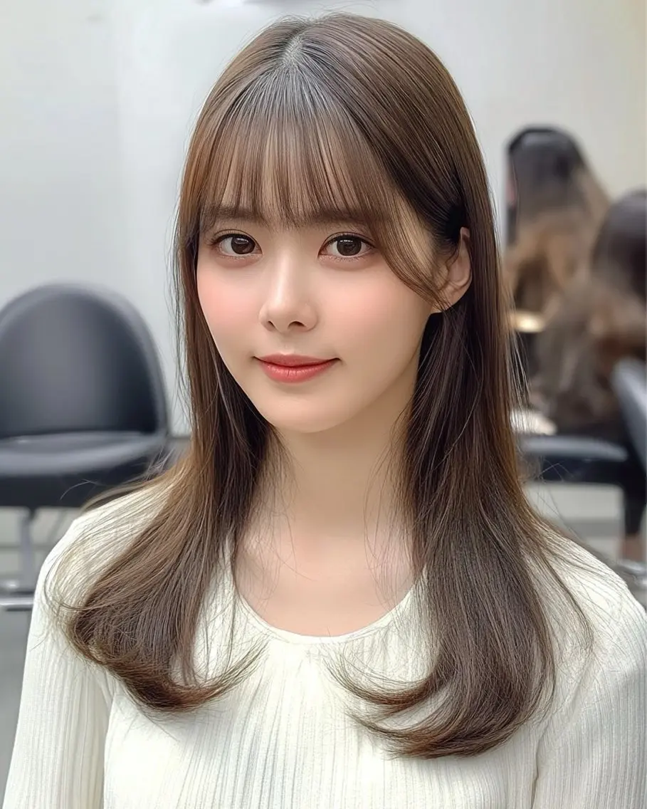 ロング 髪質改善/レイヤー ハッシュカットひなたのヘアスタイル