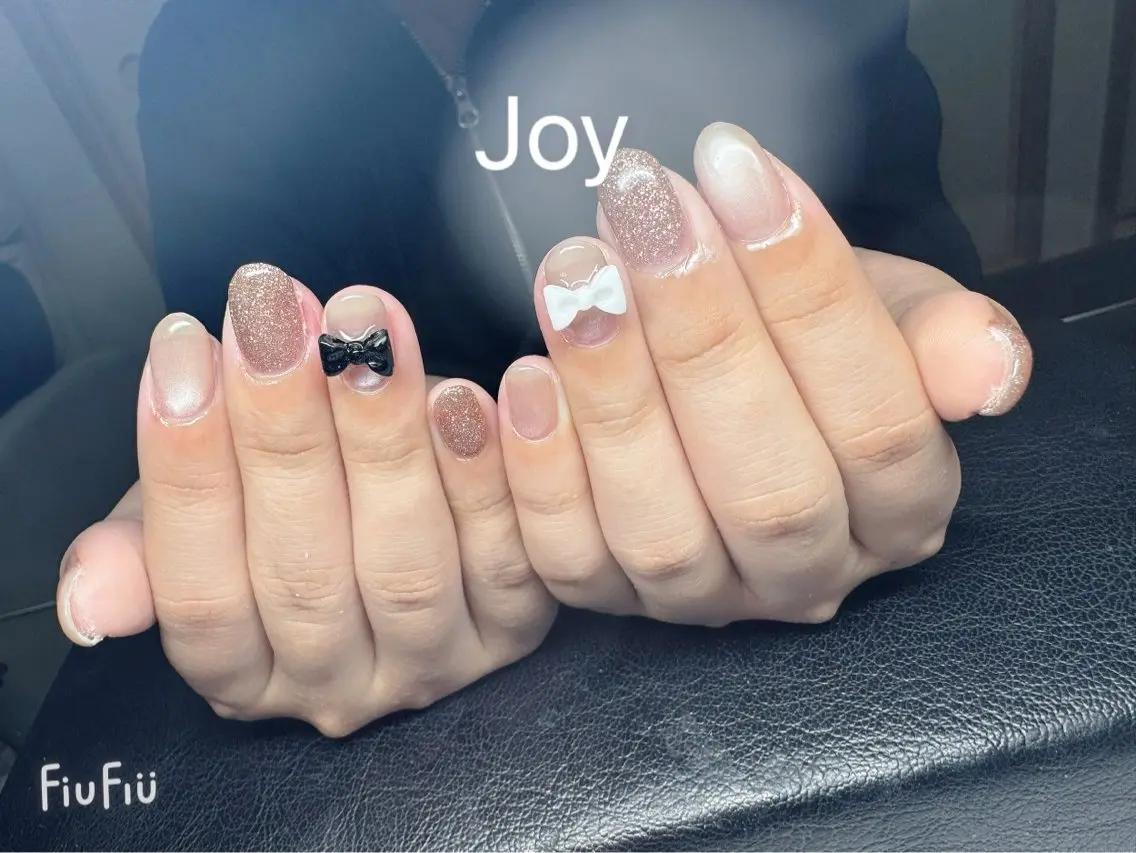 ネイル ジェルネイル マグネットネイル ワンカラーネイル シンプルネイル Nail Salon JOYのネイルデザイン