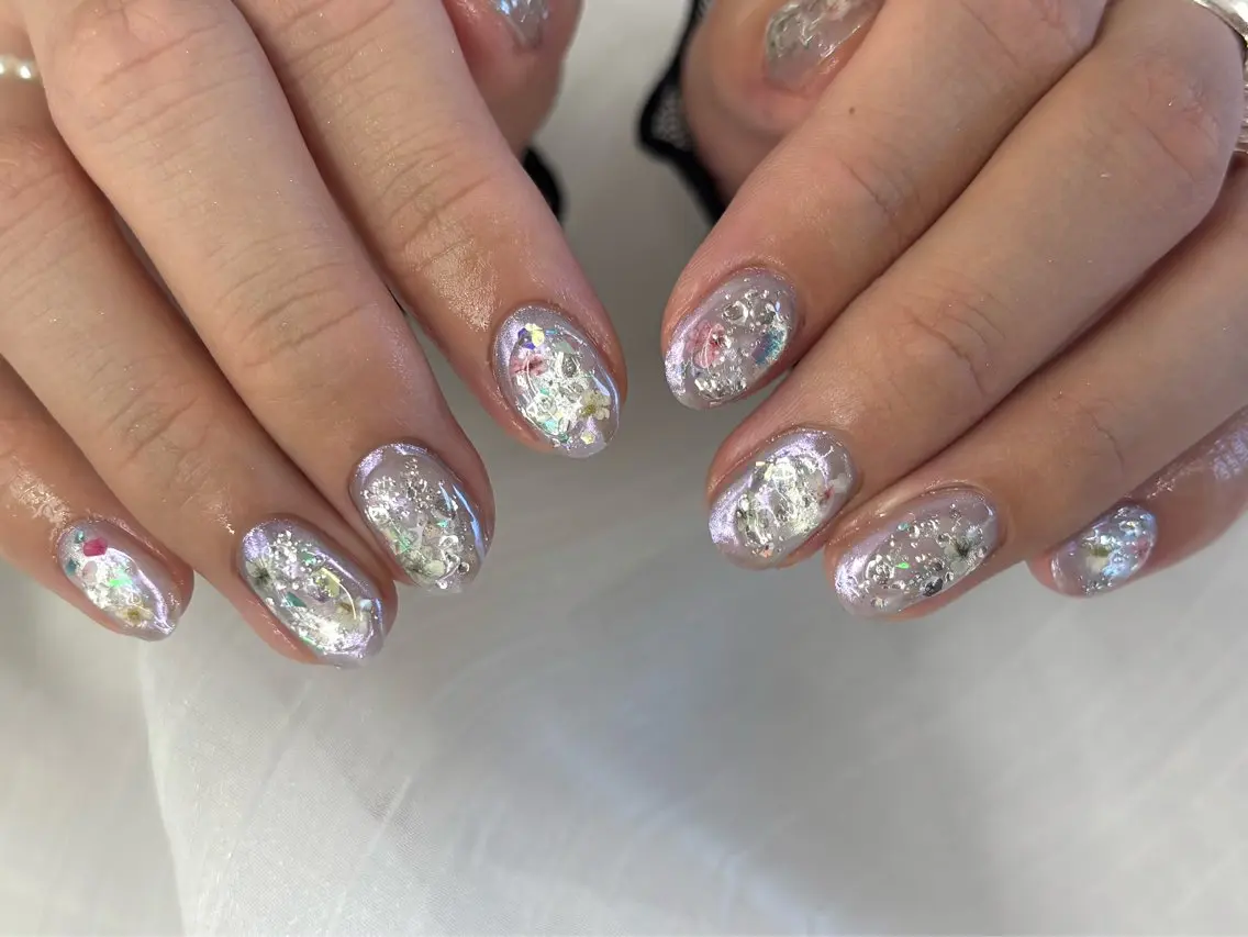 ネイル フラワーネイル ハンドネイル GRACE Rioのネイルデザイン