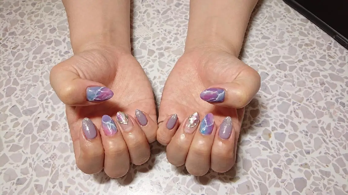ネイル 大理石ネイル(マーブル) JEWEL nailのネイルデザイン