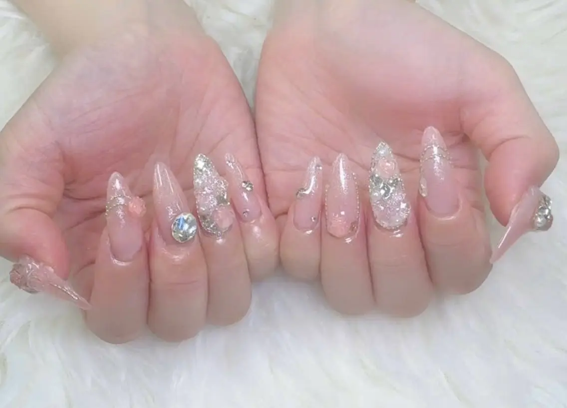 ネイル グラデーション 韓国ネイル マグネットネイル ニュアンスネイル オフィスネイル ハンドネイル Hana Rose Nailのネイルデザイン