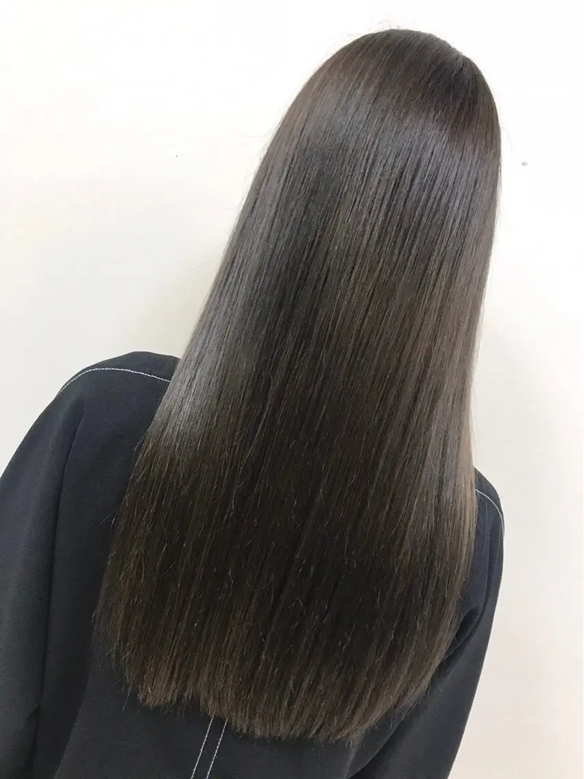 ロング 髪質改善 カット 縮毛矯正 トリートメント Lien 深井店のヘアスタイル