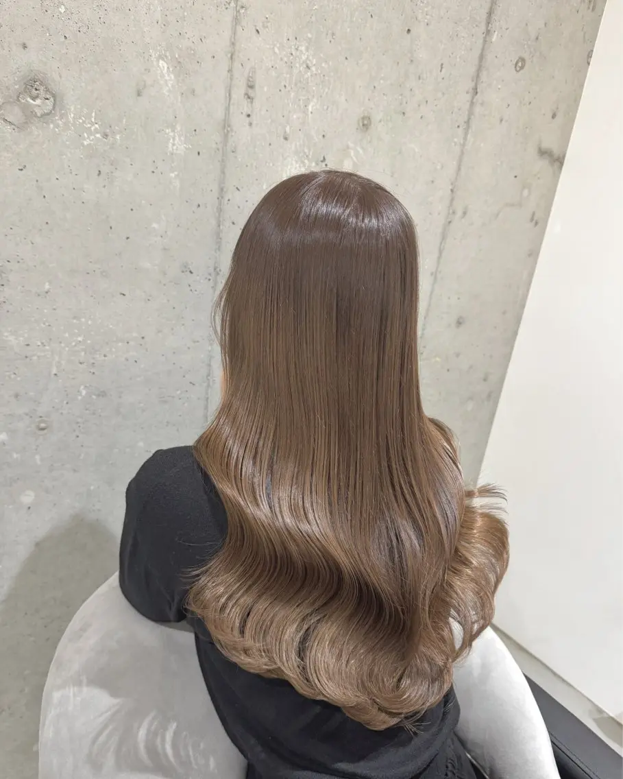 【ミニモ】透明感UPブリーチなしダブルカラー+選べるTRの写真