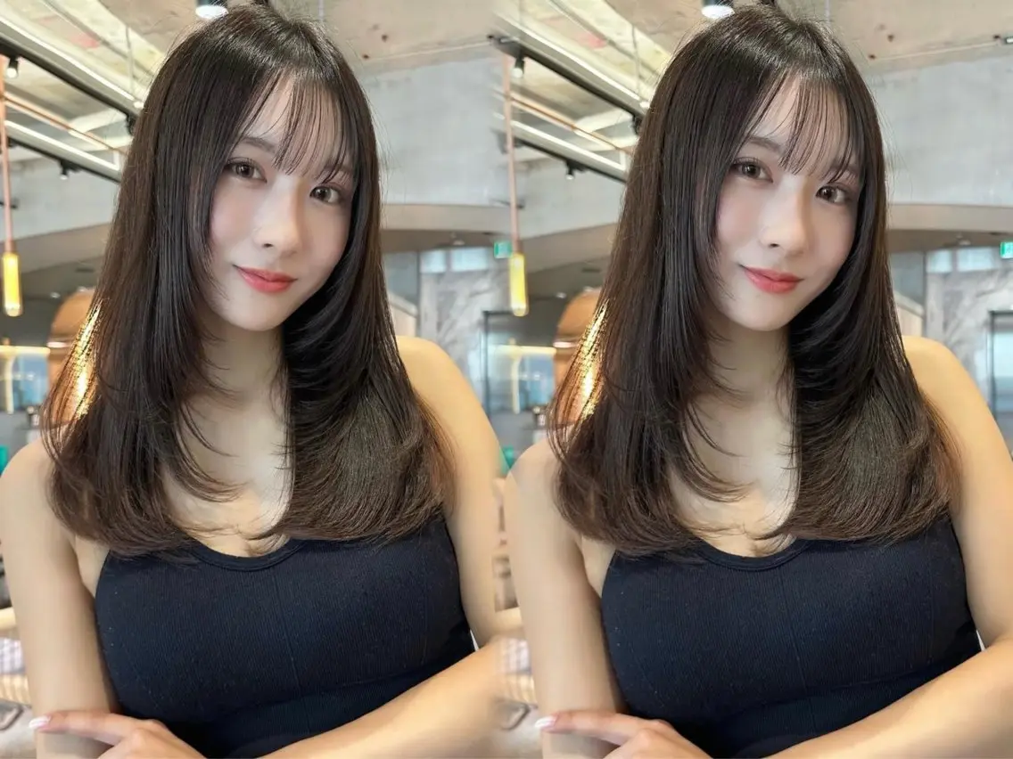 【動きが出て可愛い🫶】似合わせカット💇‍♀️+内部補修トリートメント🫧の写真