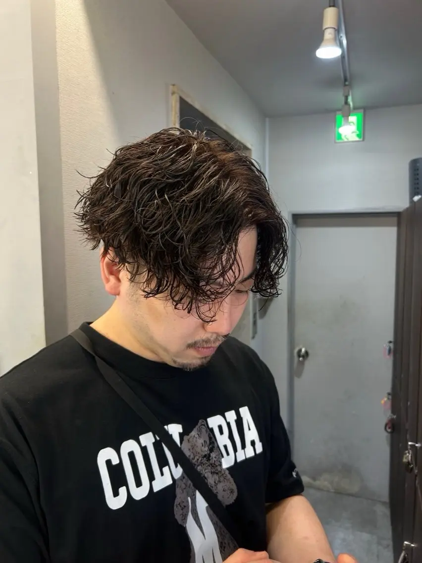 メンズ カット パーマ 🐶メンズカット SYUMA🐶のヘアスタイル