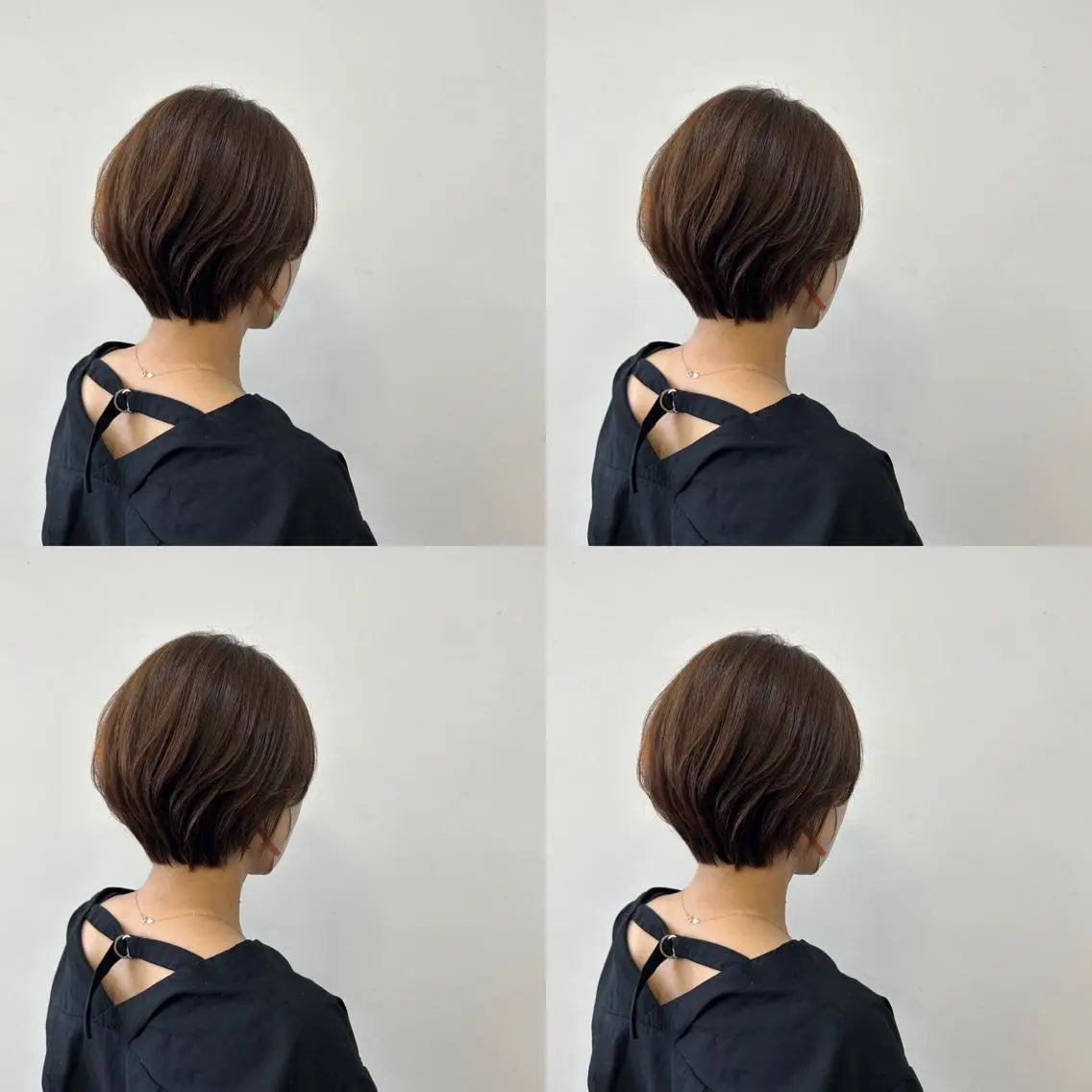 ショート カラー 河口 友里のヘアスタイル