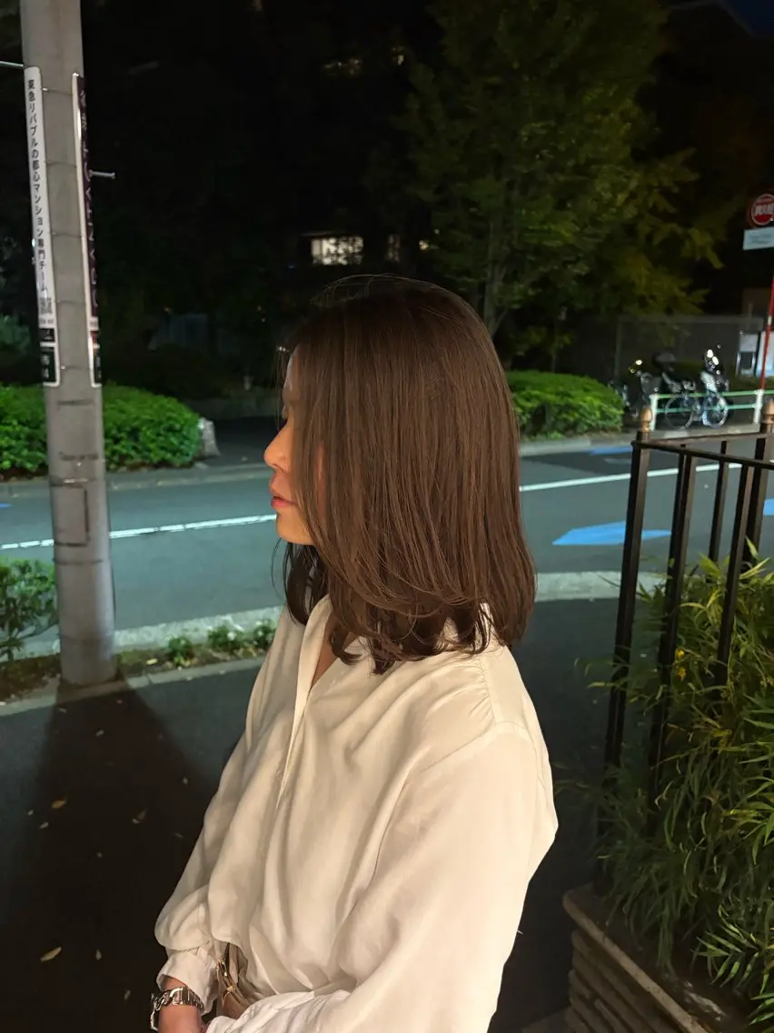 セミロング セミロングパーマ 🫧パーマ Yui🫧のヘアスタイル