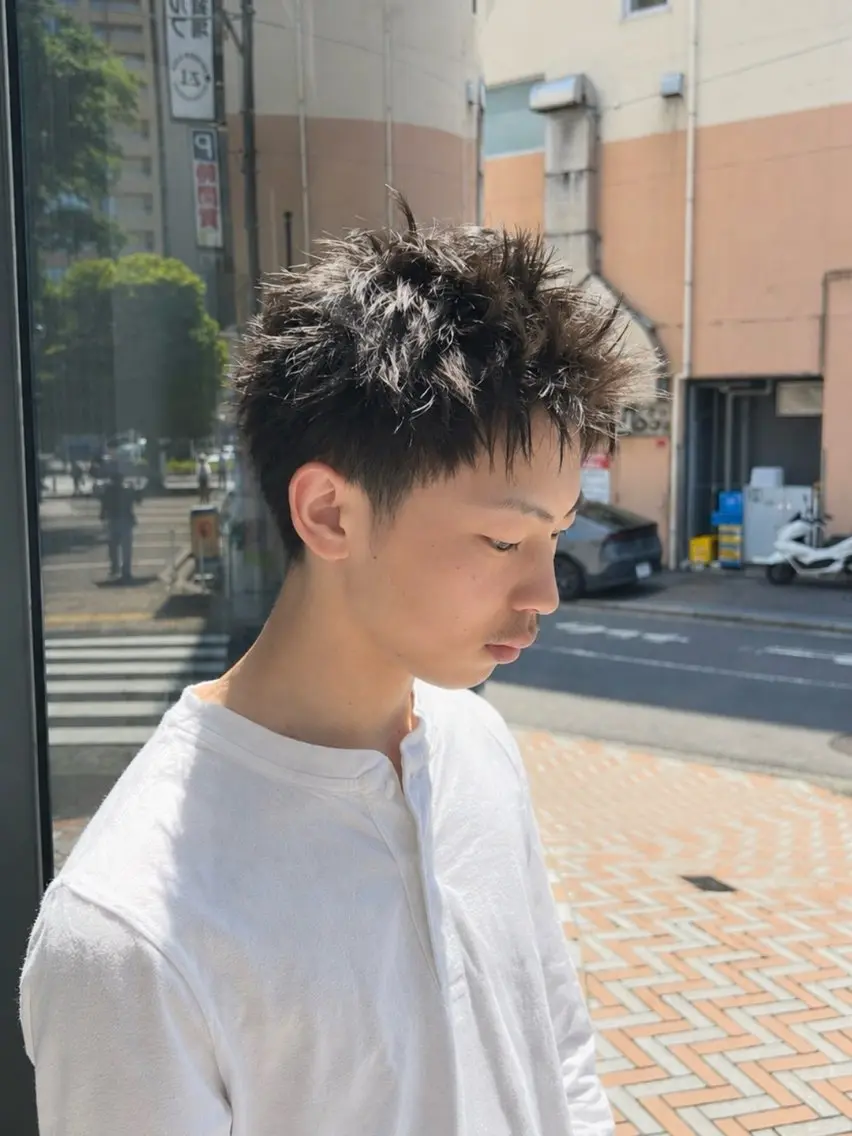 ショート メンズ ショートヘア カット Men's特化⚡️ モテ髪SYUUのヘアスタイル