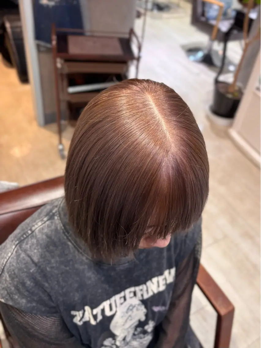 ショート カラー カット ヘアカラー 🌱なゆみ🌱透明感 /ナチュラル/高宮のヘアスタイル