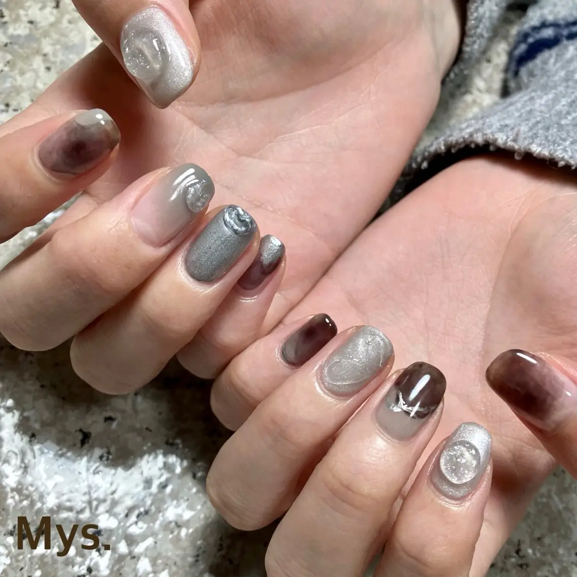 ネイル ハンドネイル Mys. 三上紗紀のネイルデザイン