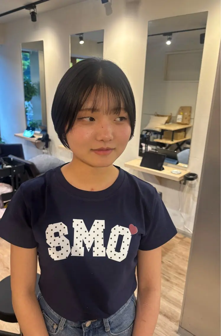 ショート 竹村 恵功代のヘアスタイル