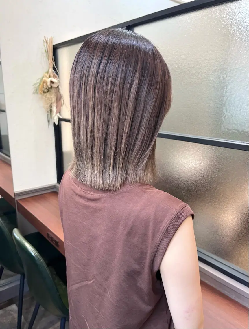 ミディアム カット 縮毛矯正 🦋ショートカット 🦋Yu-Kiのヘアスタイル