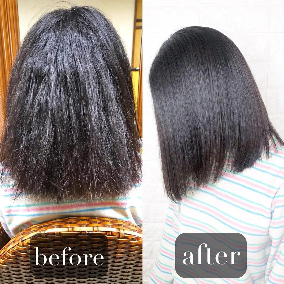 ミディアム 縮毛矯正/髪質改善 主税巧一のヘアスタイル