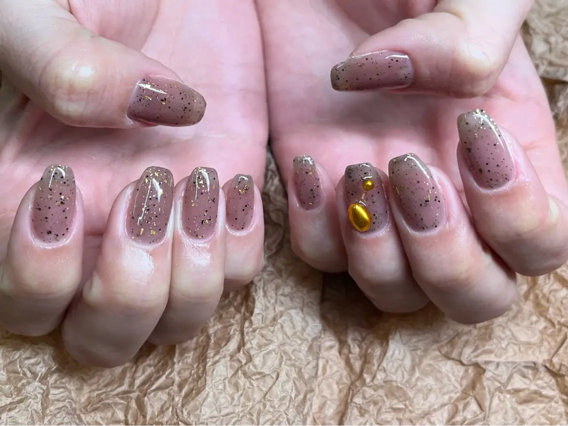 ネイル 持ち込み ワンカラーネイル ワンホンネイル ToliyDeliy Nail Salonのネイルデザイン