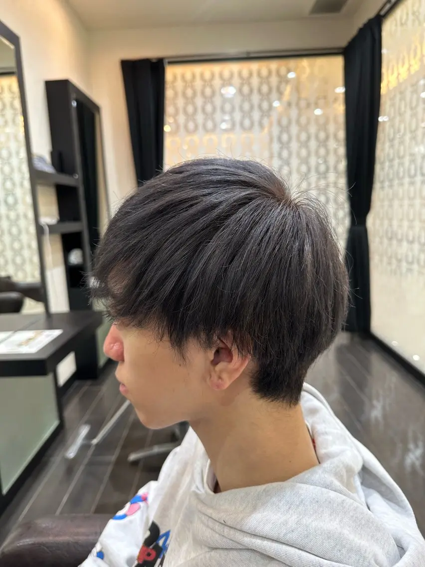 カラー メンズ ナチュラルヘア 神田一瑳のヘアスタイル