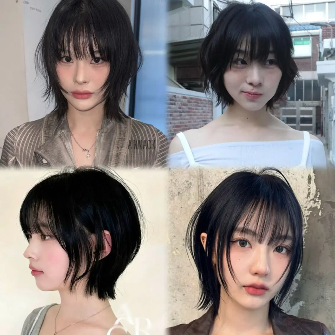 韓国風🩶ウルフボブ/ショートレイヤー＋3step TRの写真