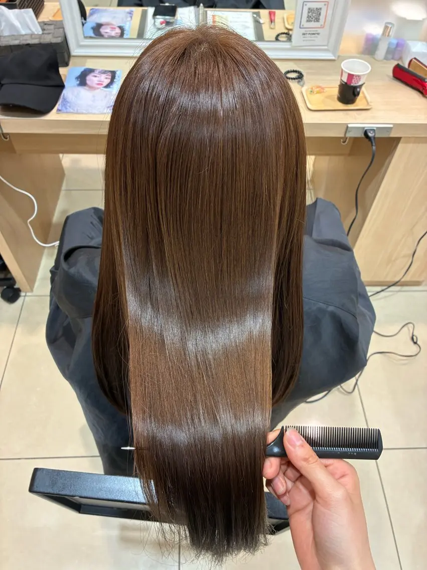 ロング カラー ベージュカラー オリーブベージュ ヘアカラー 🫧Ash中目黒 Kotoka🫧のその他イメージ