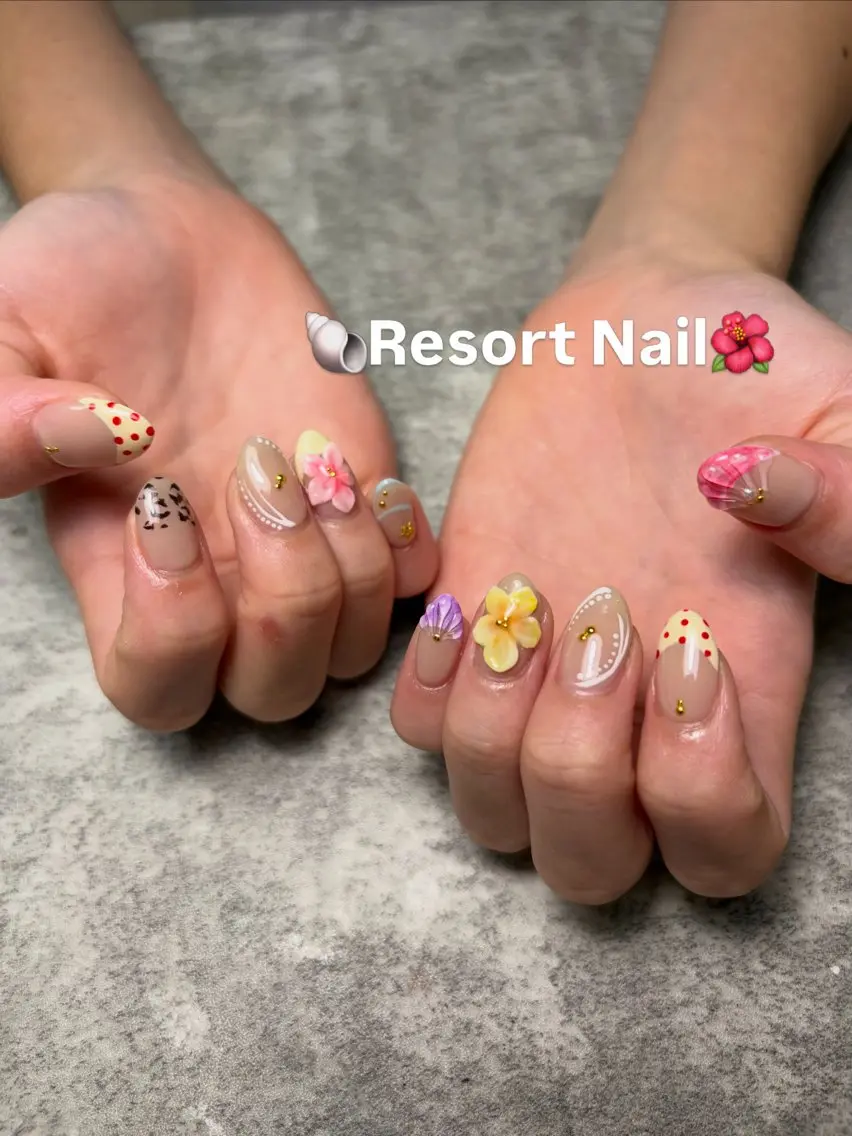 ネイル アートネイル ハンドネイル RISA joie nailのネイルデザイン