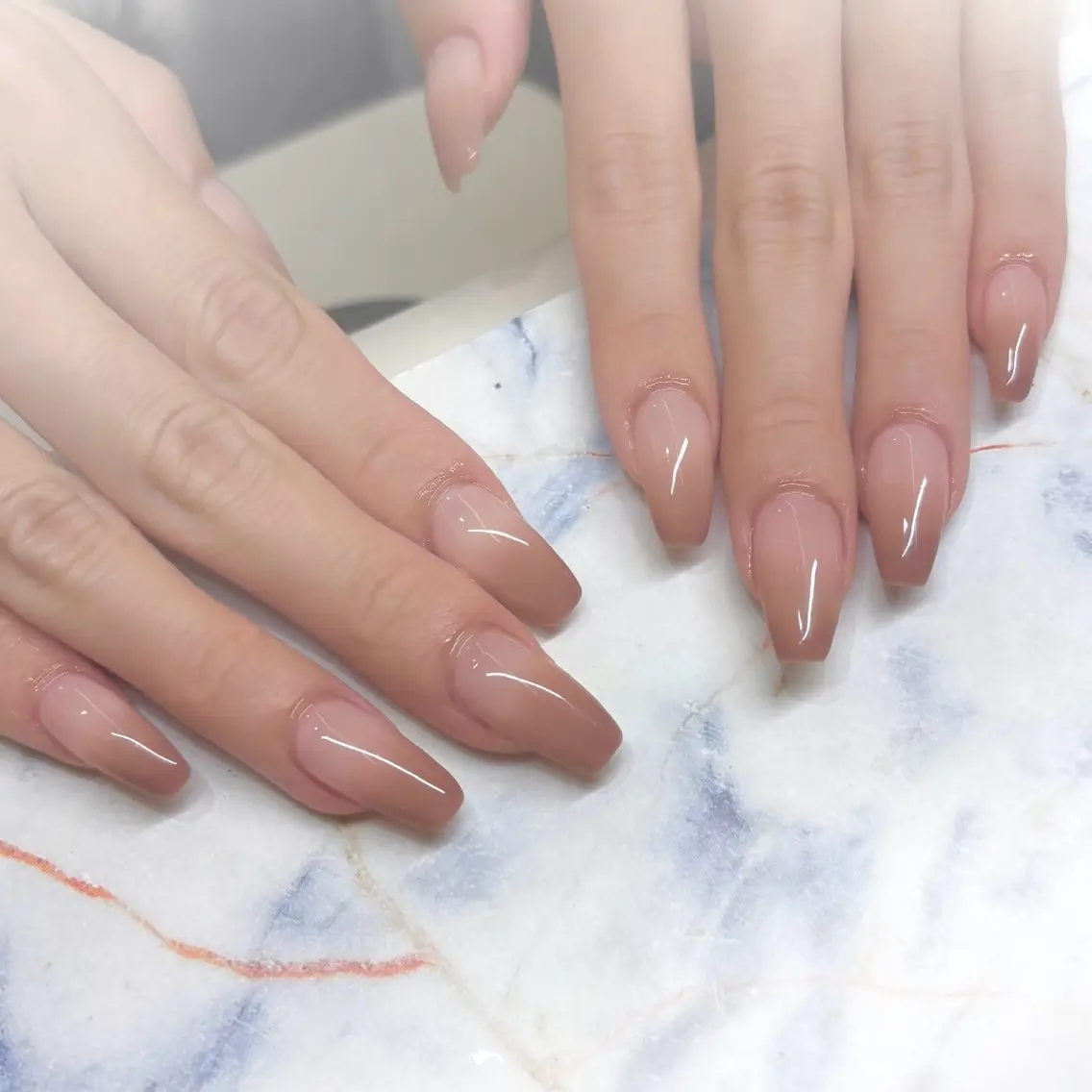 💅🏻 ʜᴀɴᴅ : グラデーション 【 自店付け替えオフ 】の写真