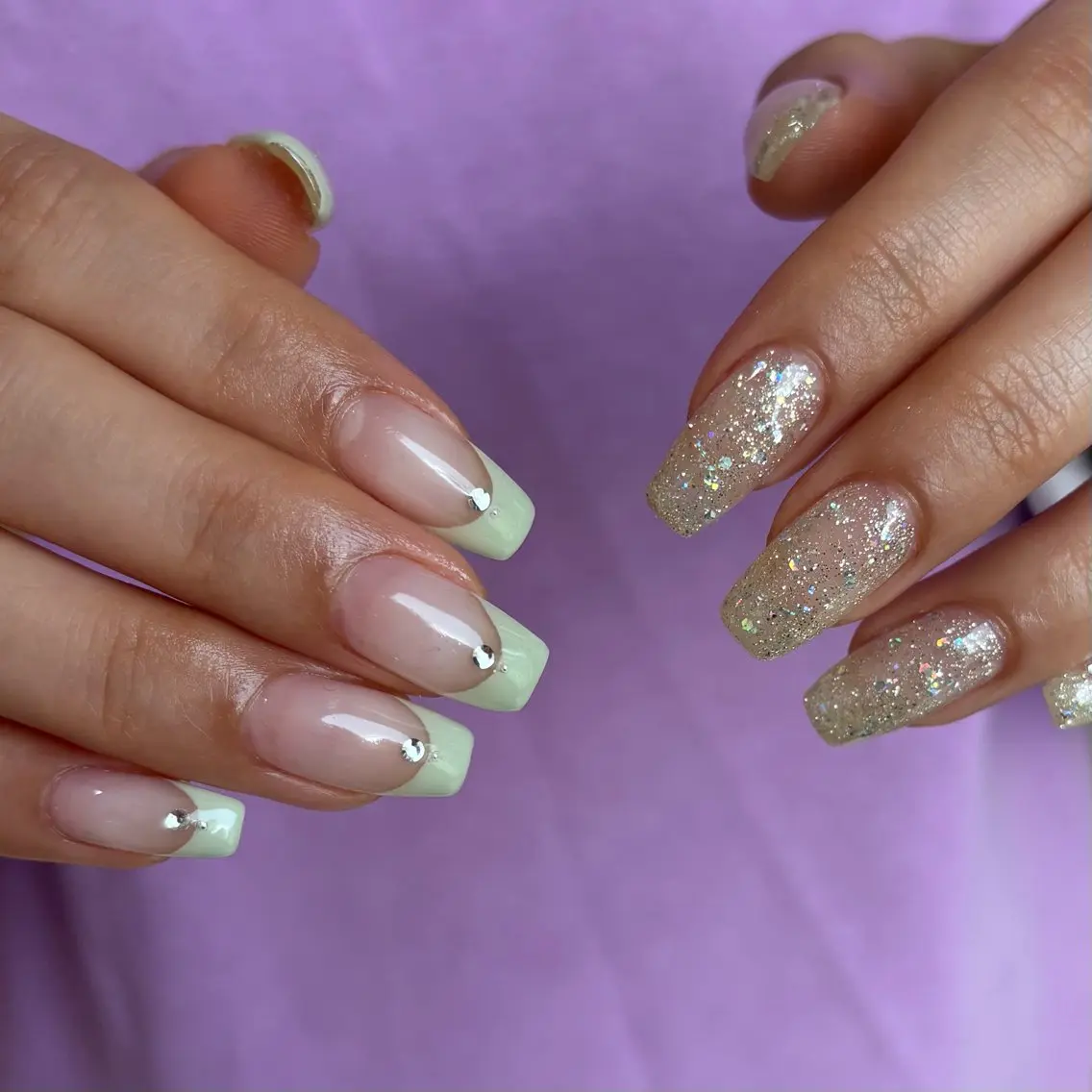 ネイル クリアネイル フレンチネイル ハンドネイル nailist mayu 💅🏻のネイルデザイン