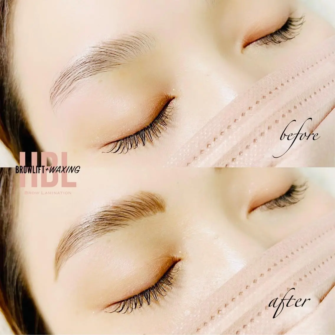 アイブロウ 眉カラー ハリウッドブロウリフト 眉毛ワックス脱毛 ワックス脱毛 その他(アイブロウ) eyelash presh yukaのマツエク・マツパデザイン