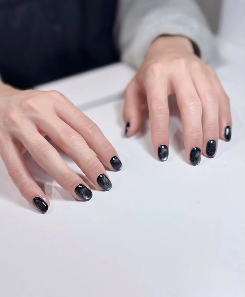 ネイル アートネイル オーロラネイル ジェルネイル 韓国ネイル ロングネイル ハンドネイル Nichi Nailsのネイルデザイン