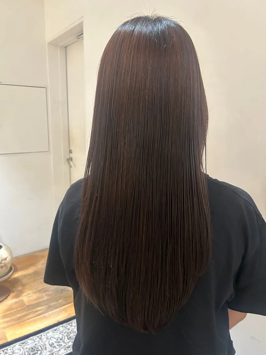 ロング パーマ カット 縮毛矯正 CLEO hair / shionのヘアスタイル