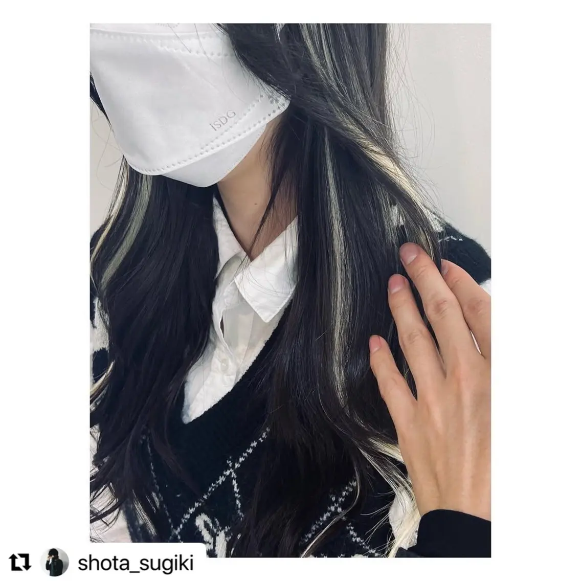 セミロング 髪質改善 トリートメント SHOTA SUGIKIのヘアスタイル