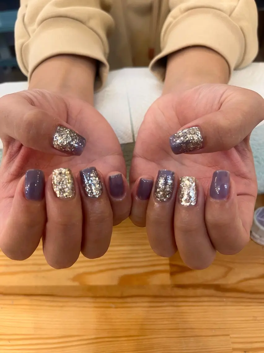 ネイル シンプルネイル nailAlaia 妙典店 アイリのネイルデザイン