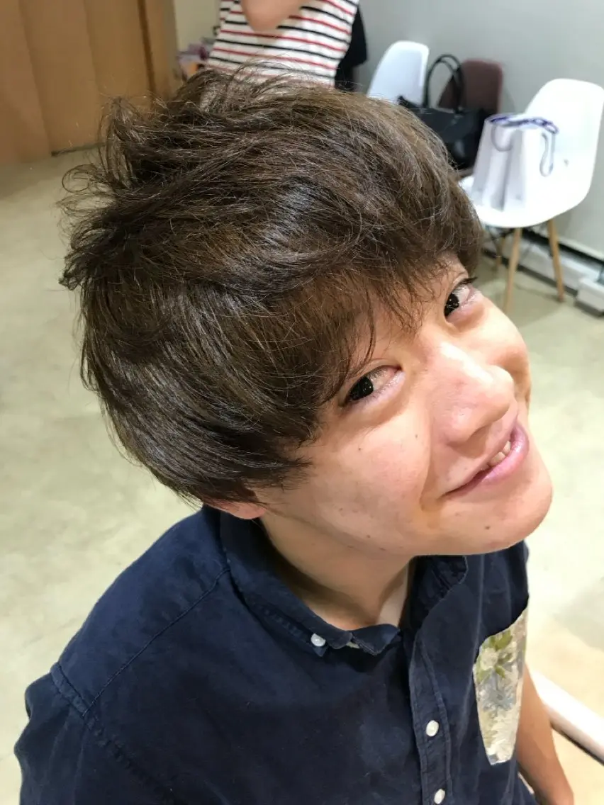 メンズ限定 カット+パーマ(ニュアンス、波巻き、ツイストスパイラルetc…)の写真