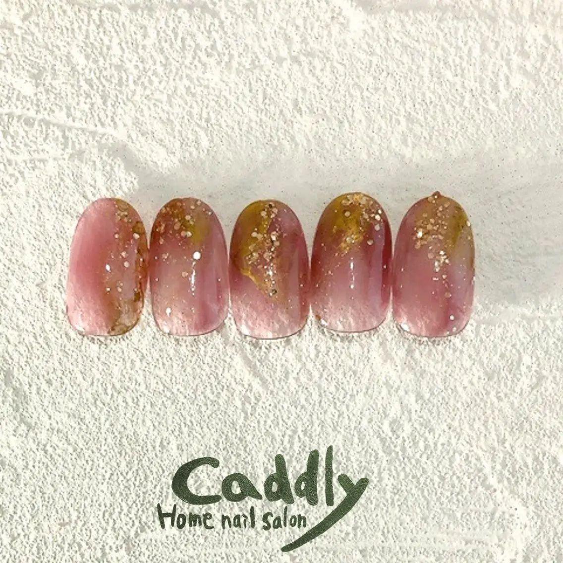 ネイル アートネイル シンプルネイル caddly naoのネイルデザイン